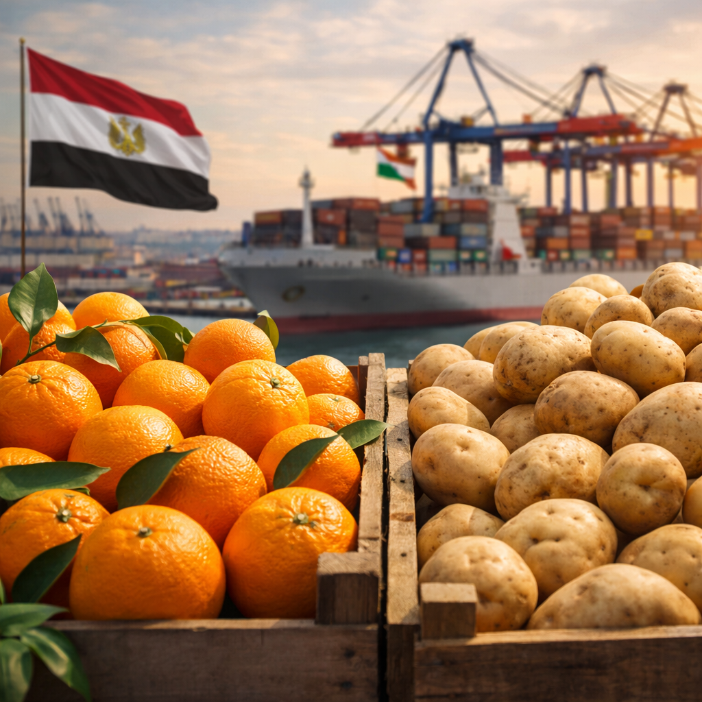الموالح والبطاطس تقودان صادرات مصر الزراعية لمستويات تاريخية