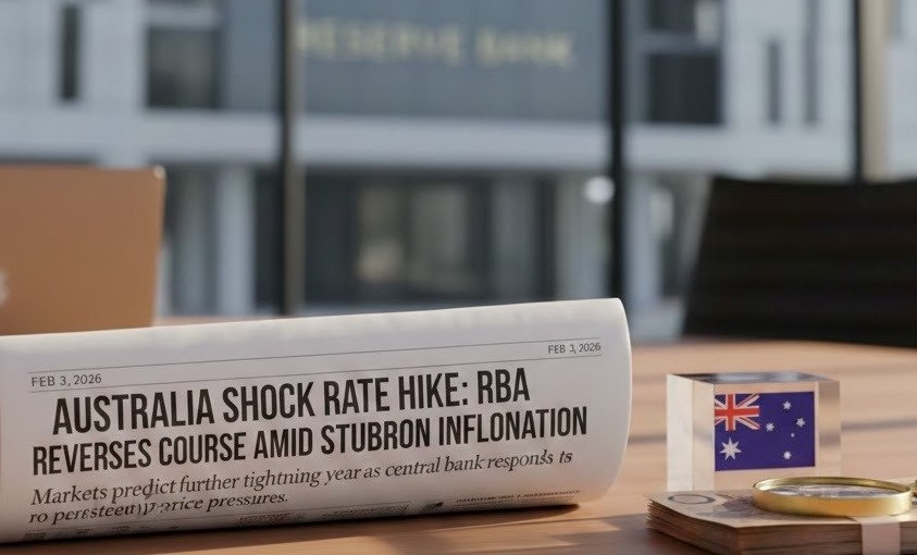 Australia Reverses Course with Rate Hike as Markets Bet on More