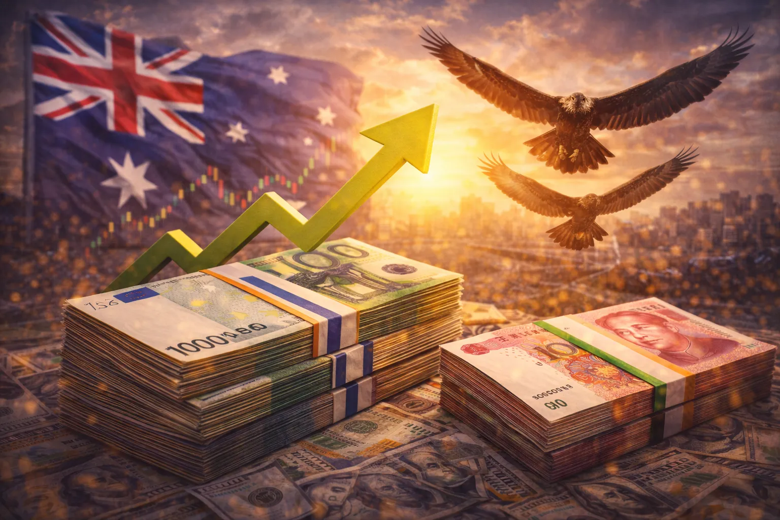 "صقور" أستراليا يقودون العملة لقمة 3 سنوات: هل يقترب الدولار الأسترالي من 0.72؟