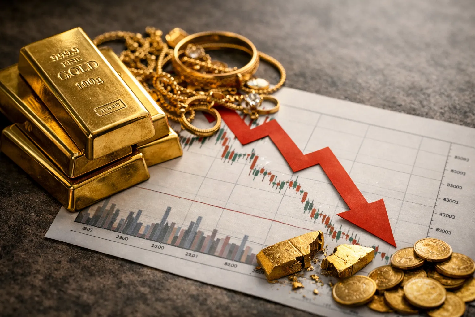 انخفاض ملحوظ في أسعار الذهب بمصر بعد ارتفاعات غير مسبوقة