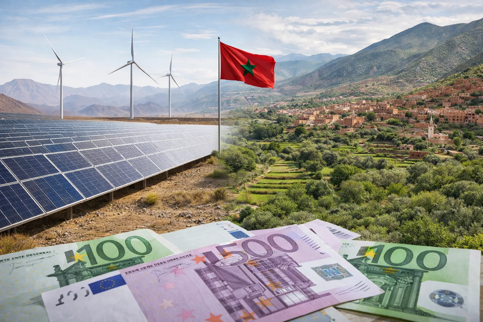 قروض دولية بقيمة 665 مليون يورو لدعم مشاريع المناخ والتنمية الاجتماعية في المغرب