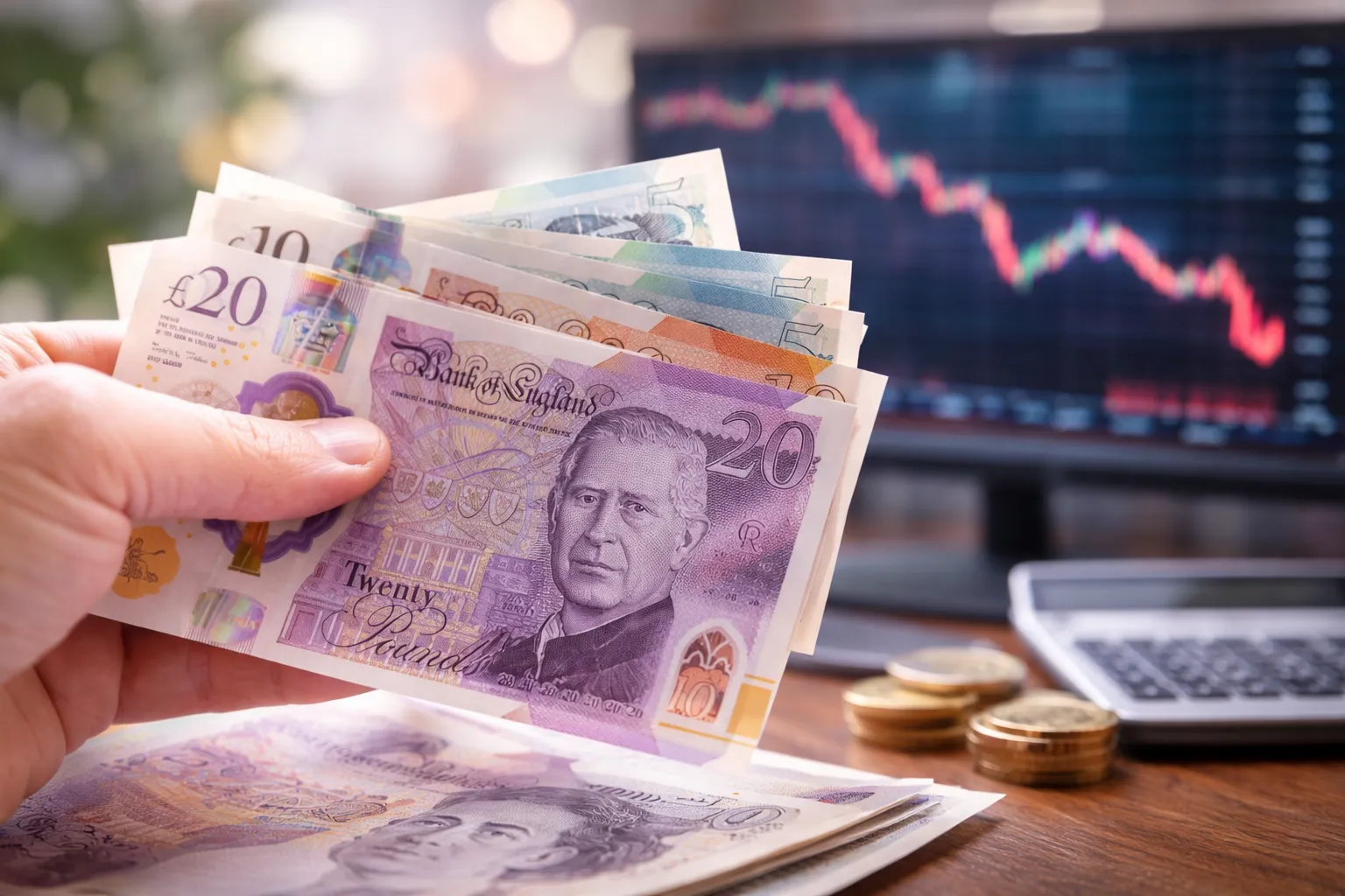 تذبذب الجنيه الإسترليني قبيل بيانات اقتصادية هامة | هل يستمر خفض الفائدة في المملكة المتحدة؟
