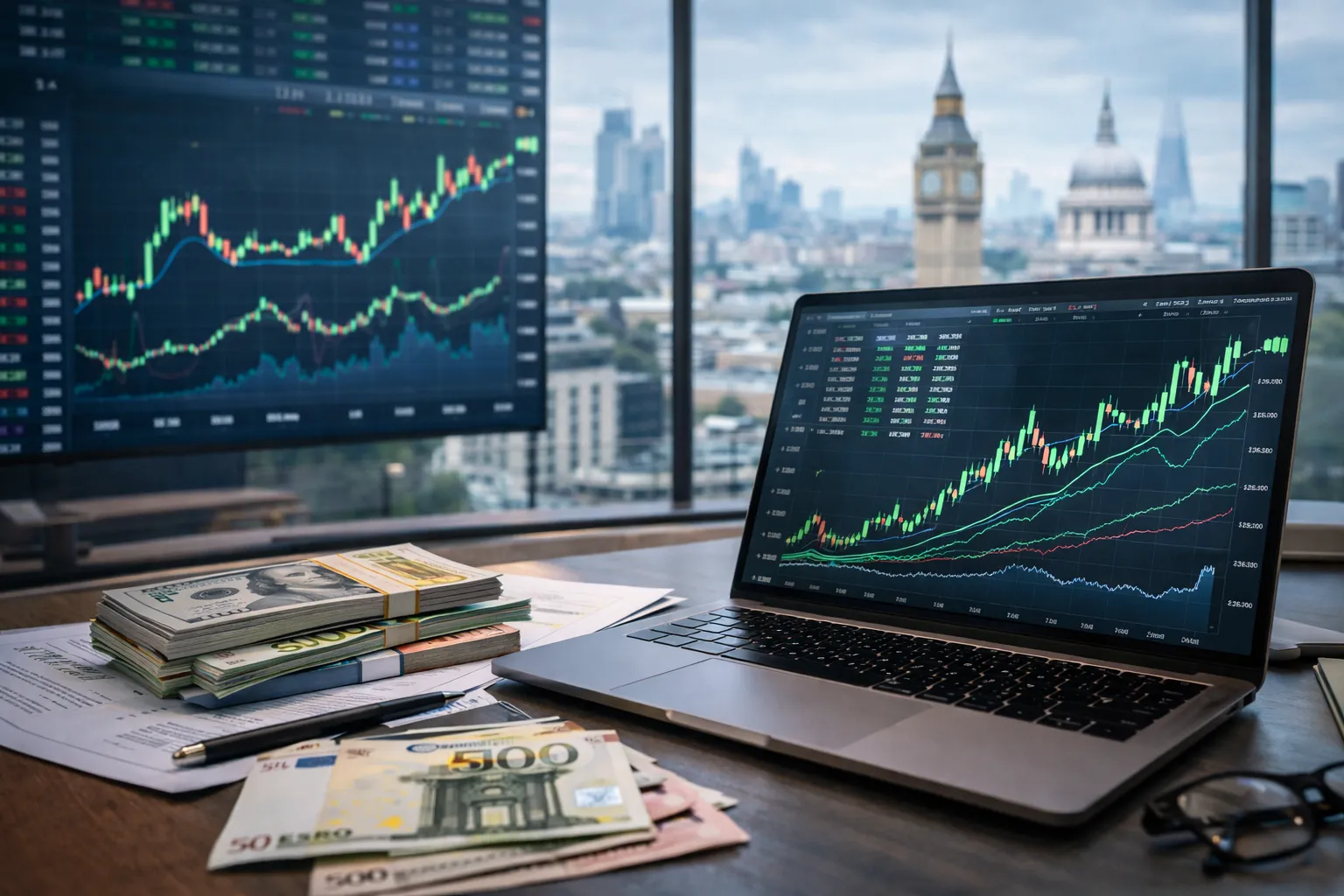 الأسواق الأوروبية تحقق مكاسب مع ترقب نتائج أرباح الشركات وبيانات سوق العمل البريطاني