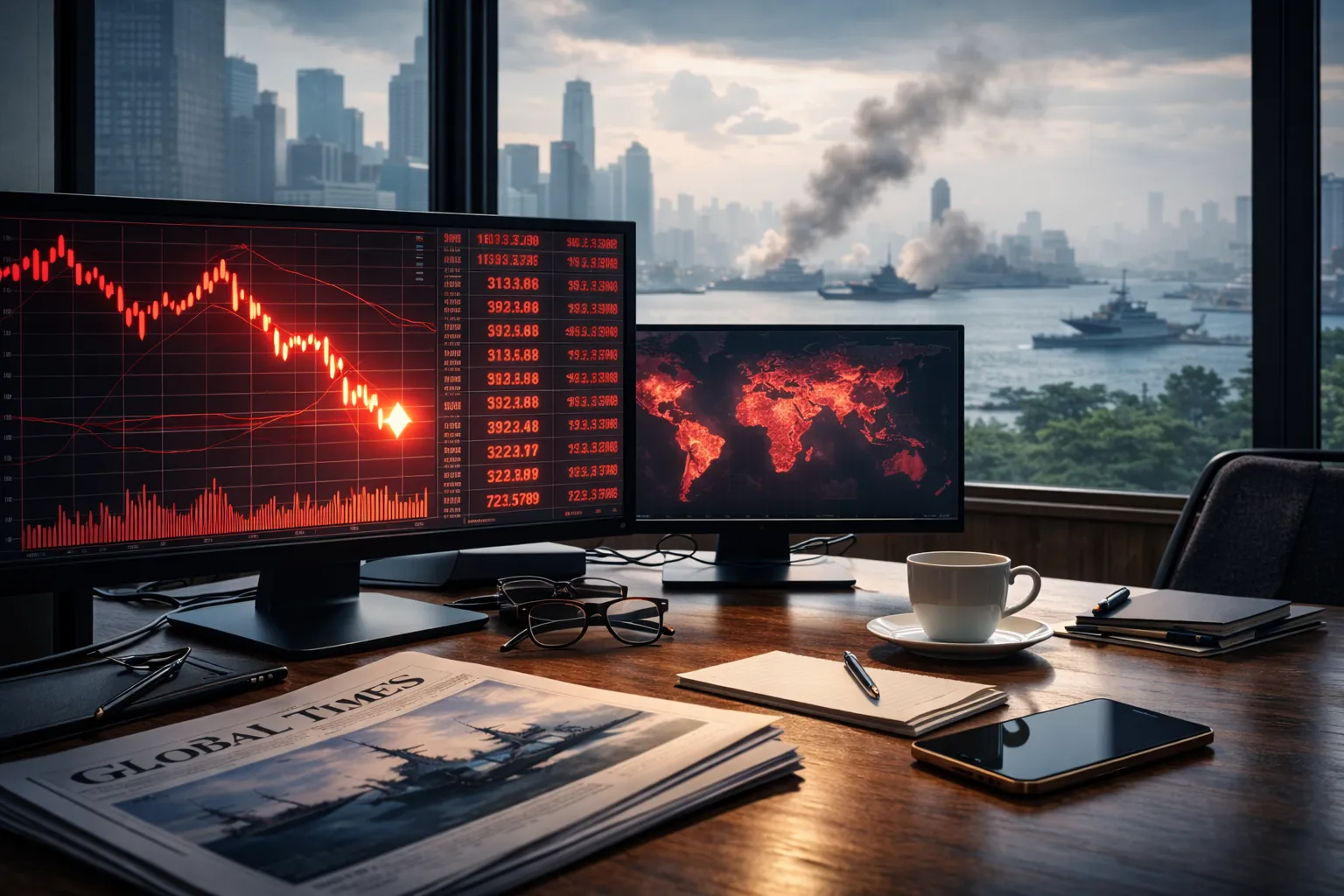 تراجع الأسواق الآسيوية والتوترات الجيوسياسية ترفع الحذر قبيل عودة وول ستريت