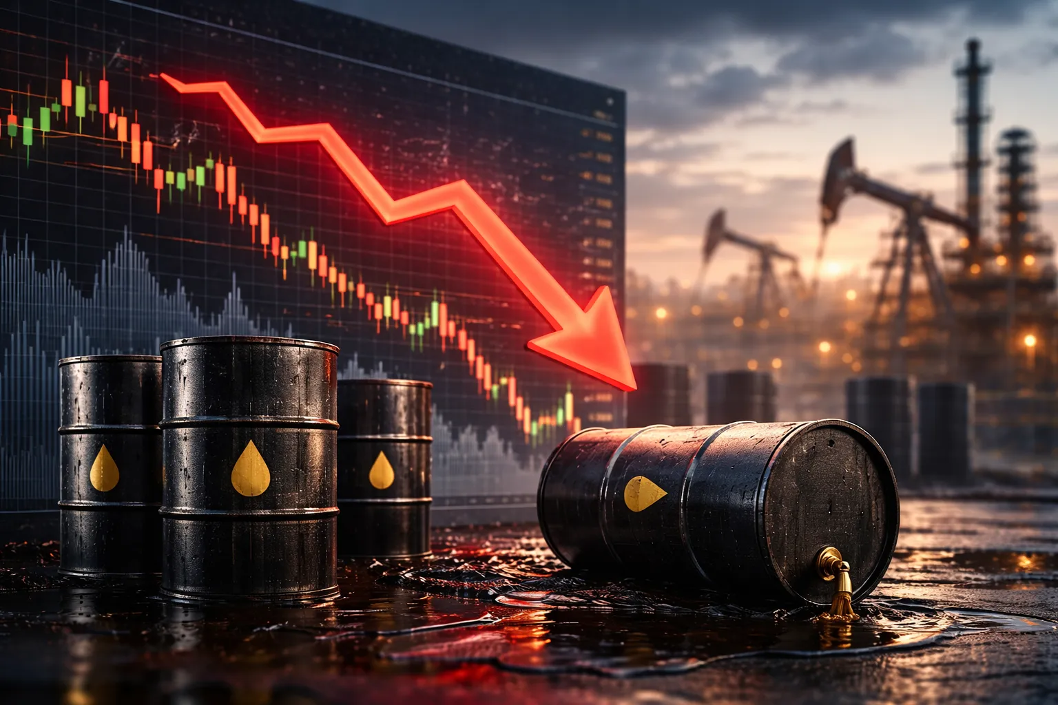 أسعار النفط تتراجع في تعاملات ضعيفة مع ترقب المحادثات بين إيران والولايات المتحدة