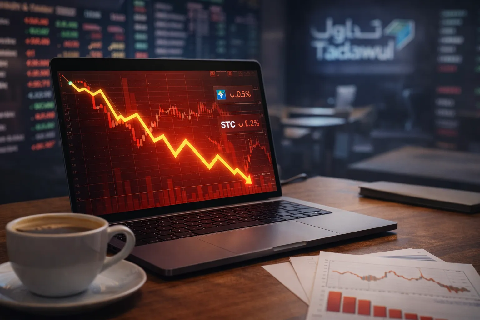 الأسواق السعودية تواصل التراجع بضغط من أسهم "أرامكو" و"STC" مع بداية رمضان