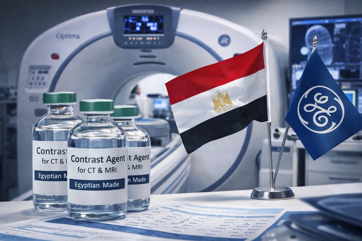 مصر تبدأ توطين صناعة صبغات الأشعة بالتعاون مع جنرال إلكتريك