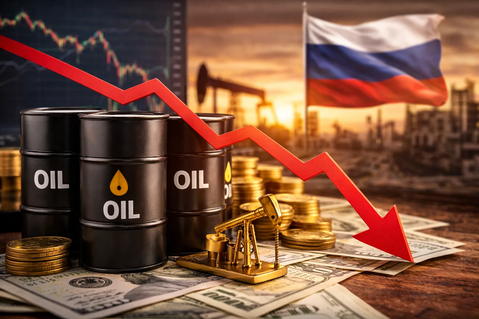 تراجع متوقع في صادرات روسيا النفطية 10% خلال فبراير