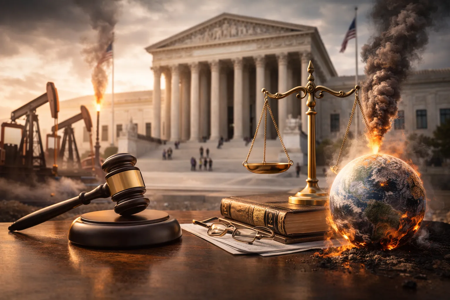 US Supreme Court to Hear Bid by Oil Companies to Dismiss Climate Change Lawsuits