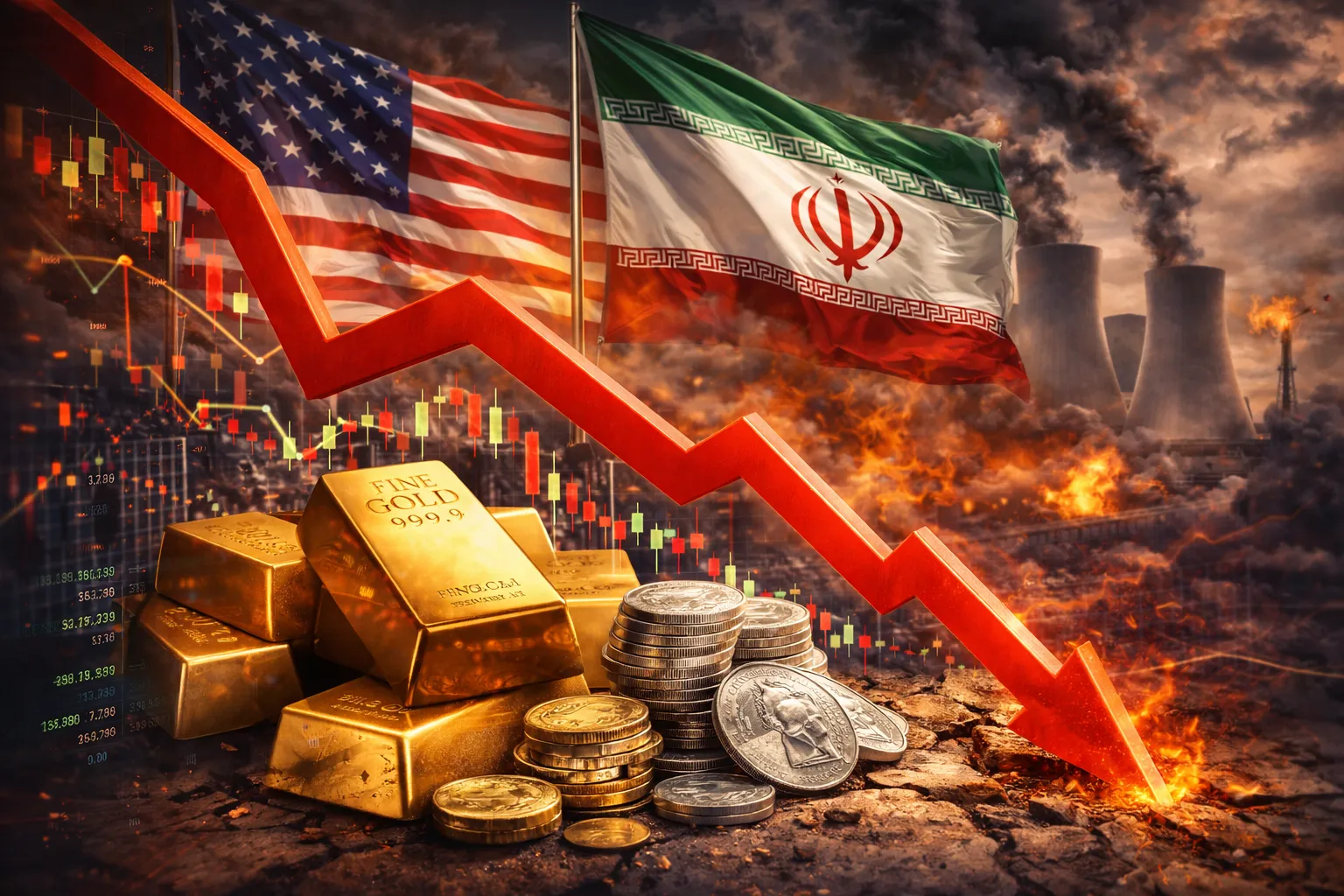تراجع أسعار الذهب والفضة مع ترقب نتائج المحادثات النووية الأمريكية الإيرانية