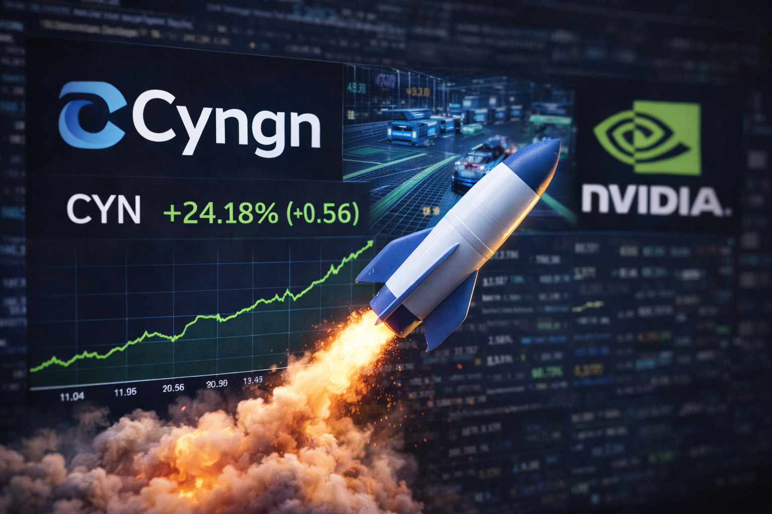 Cyngn (CYN) Shares Rocket 24% Following Breakthrough NVIDIA Simulation Milestone