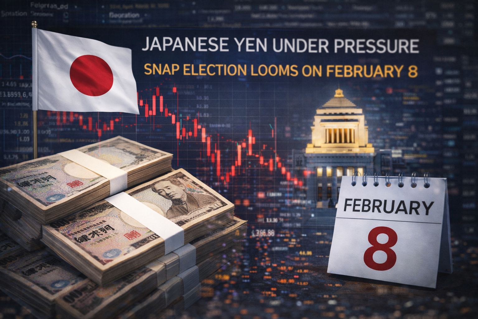Asia FX Mid-Week Report Yen Under Pressure as Japan Gears Up for February 8 Snap Election