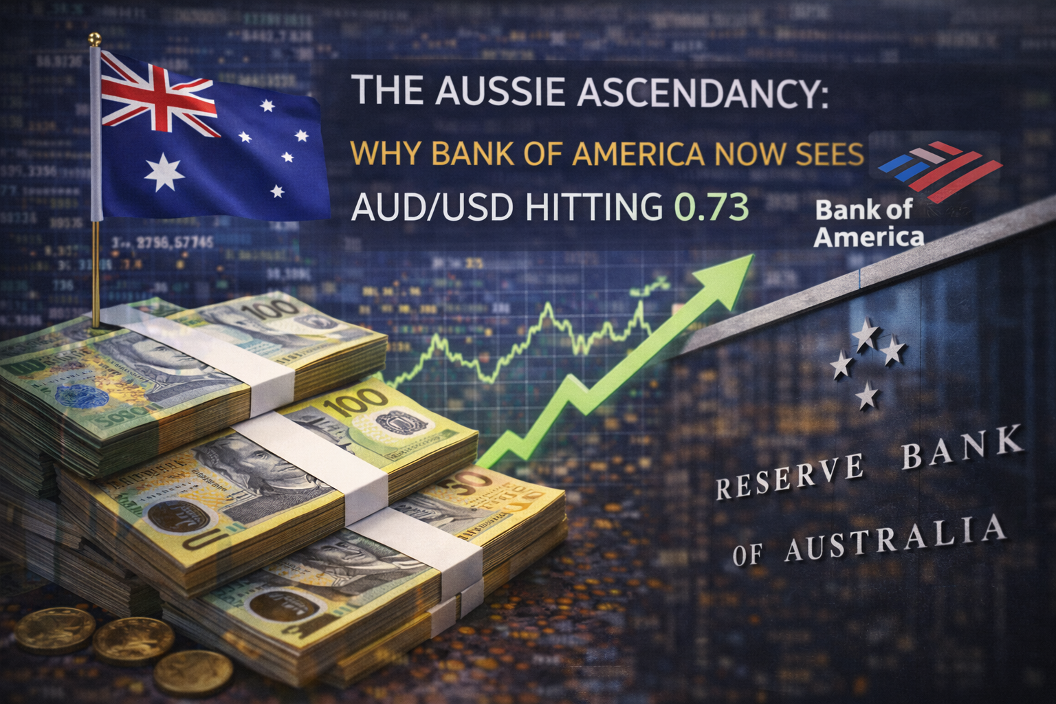 The Aussie Ascendancy: Why Bank of America Now Sees AUD/USD Hitting 0.73