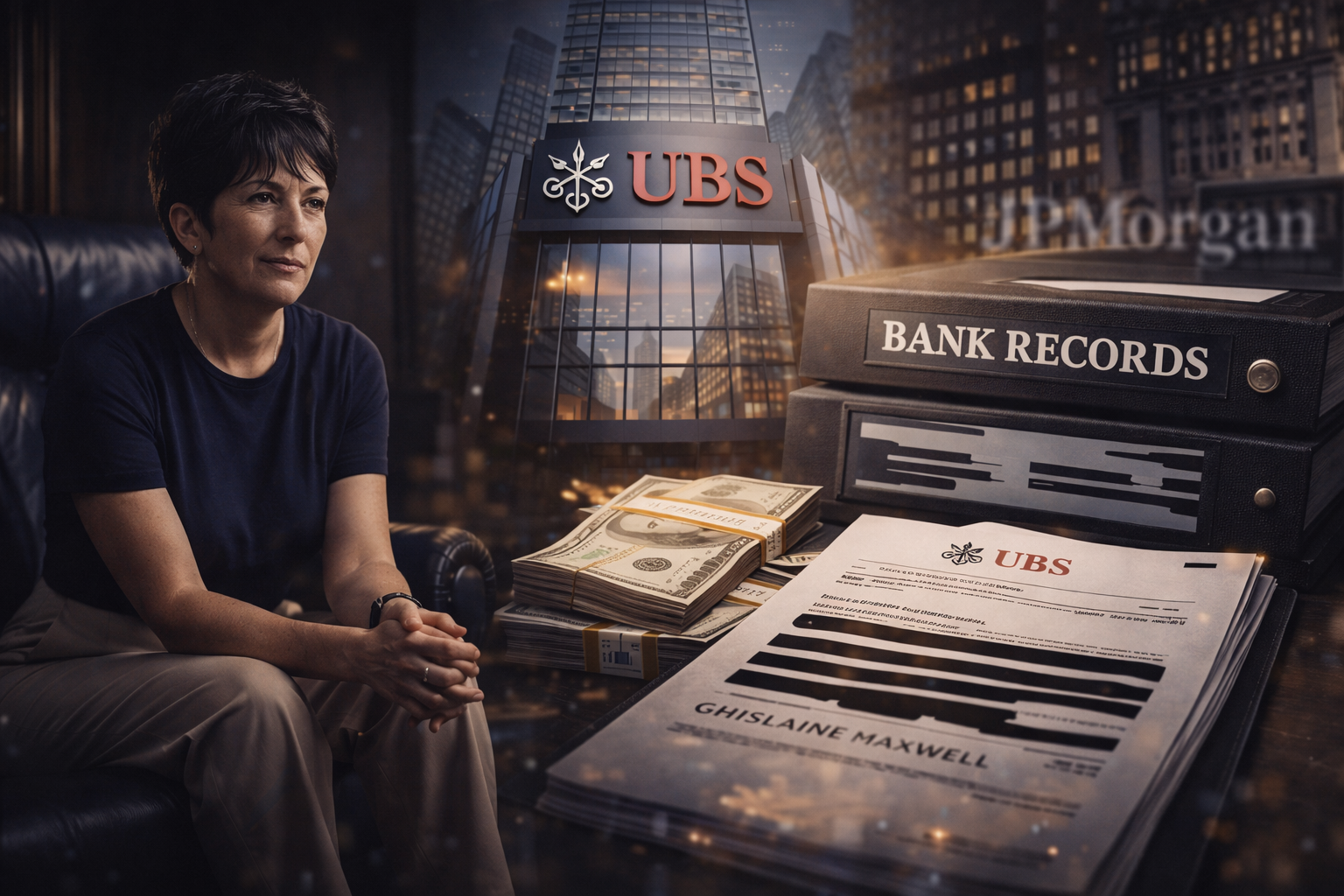 UBS Managed Millions for Ghislaine Maxwell Following JPMorgan’s Exit, Unsealed Records Reveal