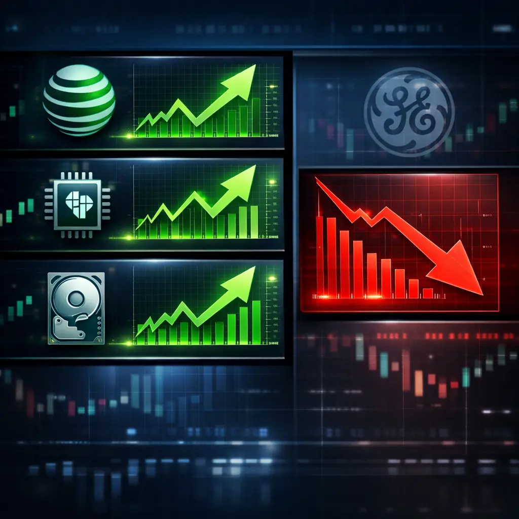 تحركات متباينة قبل افتتاح السوق: مكاسب لأسهم AT&T وTexas Instruments وSeagate مقابل ضغوط على GE Vernova